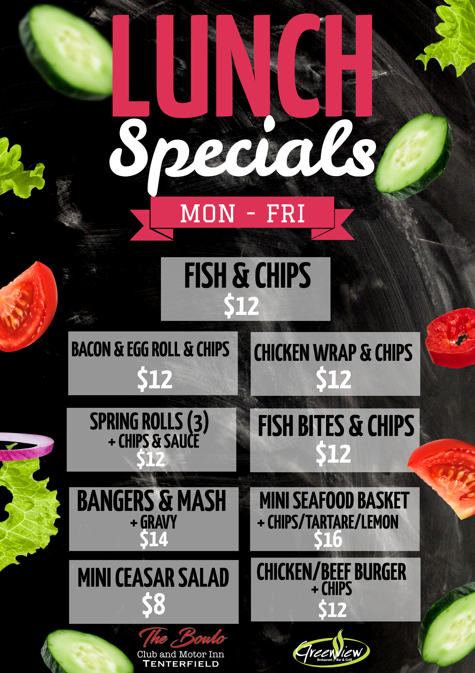LUNCH SPECIALS!